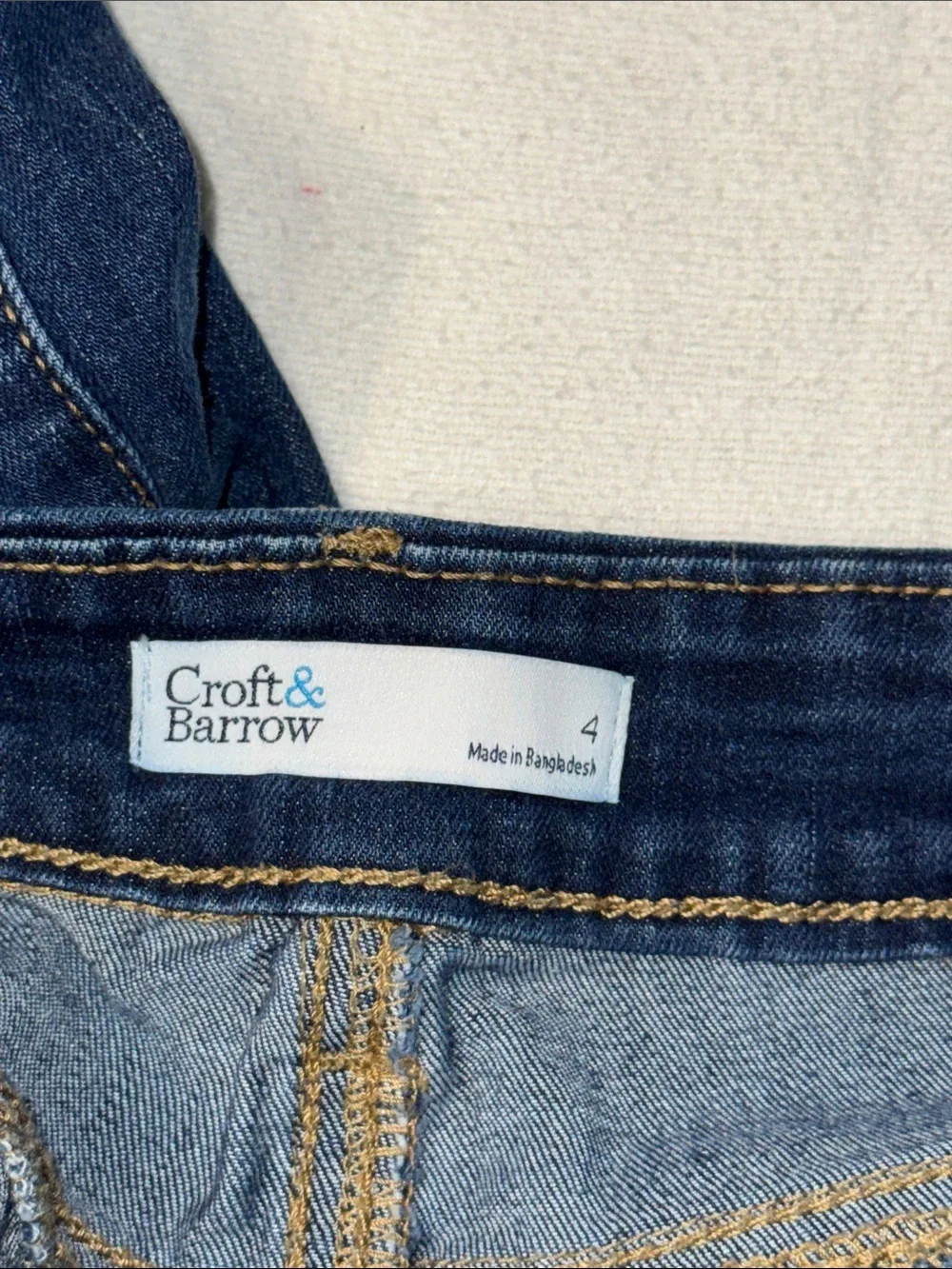 Women’s Dark Blue Classic Denim Capris